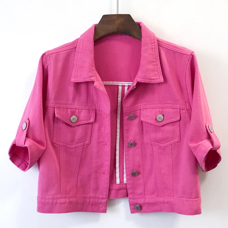 Down Jacket Packable - Summer Women Thin White Rose Red