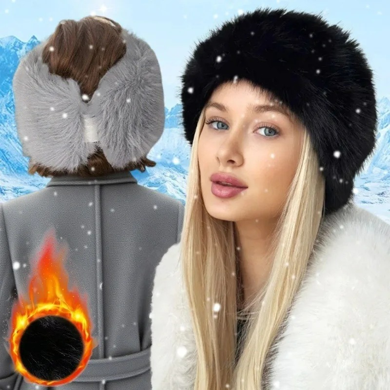 Wide Band Fur Headband Winter  – Fleece Ear Warmer Band recenzja i cena