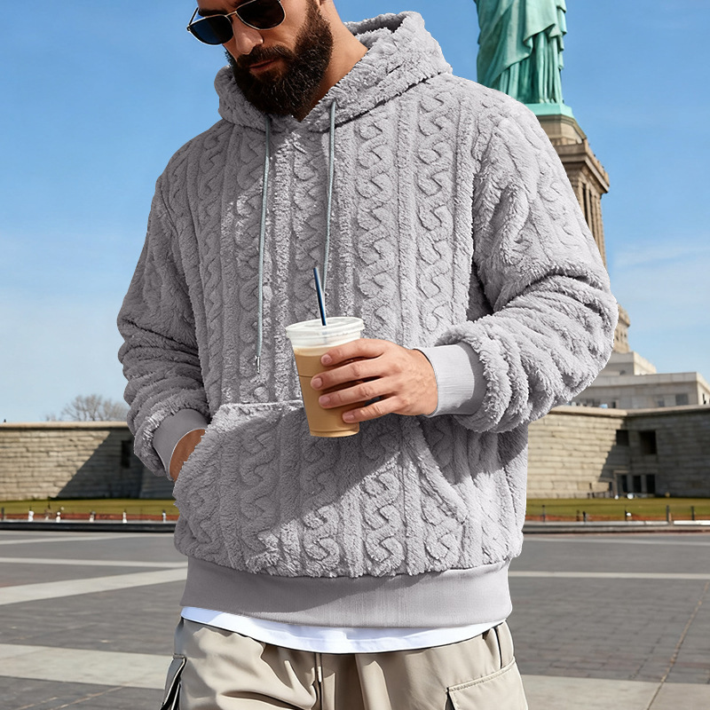 Men's Fleece Hoodie Winter War – Sherpa Hoodie Fleece recenzja i cena
