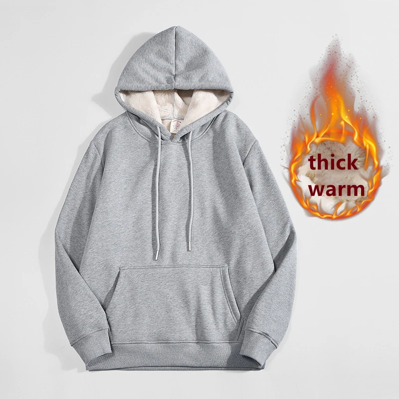 High Quality Gray Thicken Flee – Sherpa Hoodie Fleece recenzja i cena