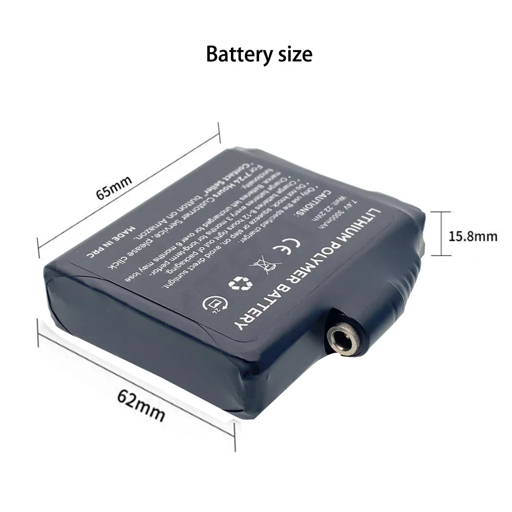 Gloves Battery 7.4V 3000mah Po – Heated Vest Battery recenzja i cena