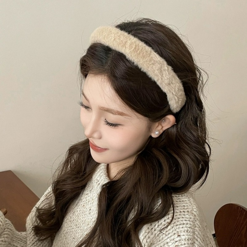 Korean Soft Headband Women Gir – Winter Headband Fleece recenzja i cena