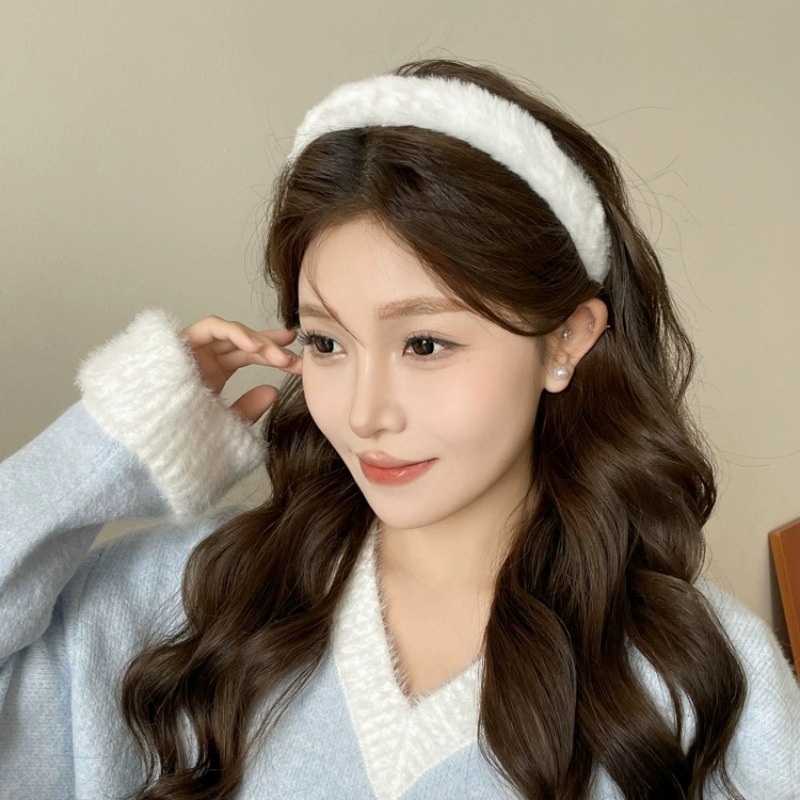 Korean Soft Headband Women Gir – Winter Headband Fleece recenzja i cena
