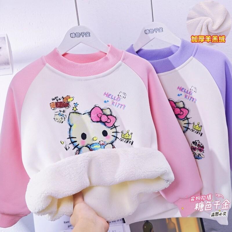 Sanrio Hello Kitty Girls Fleec – Sherpa Hoodie Fleece recenzja i cena
