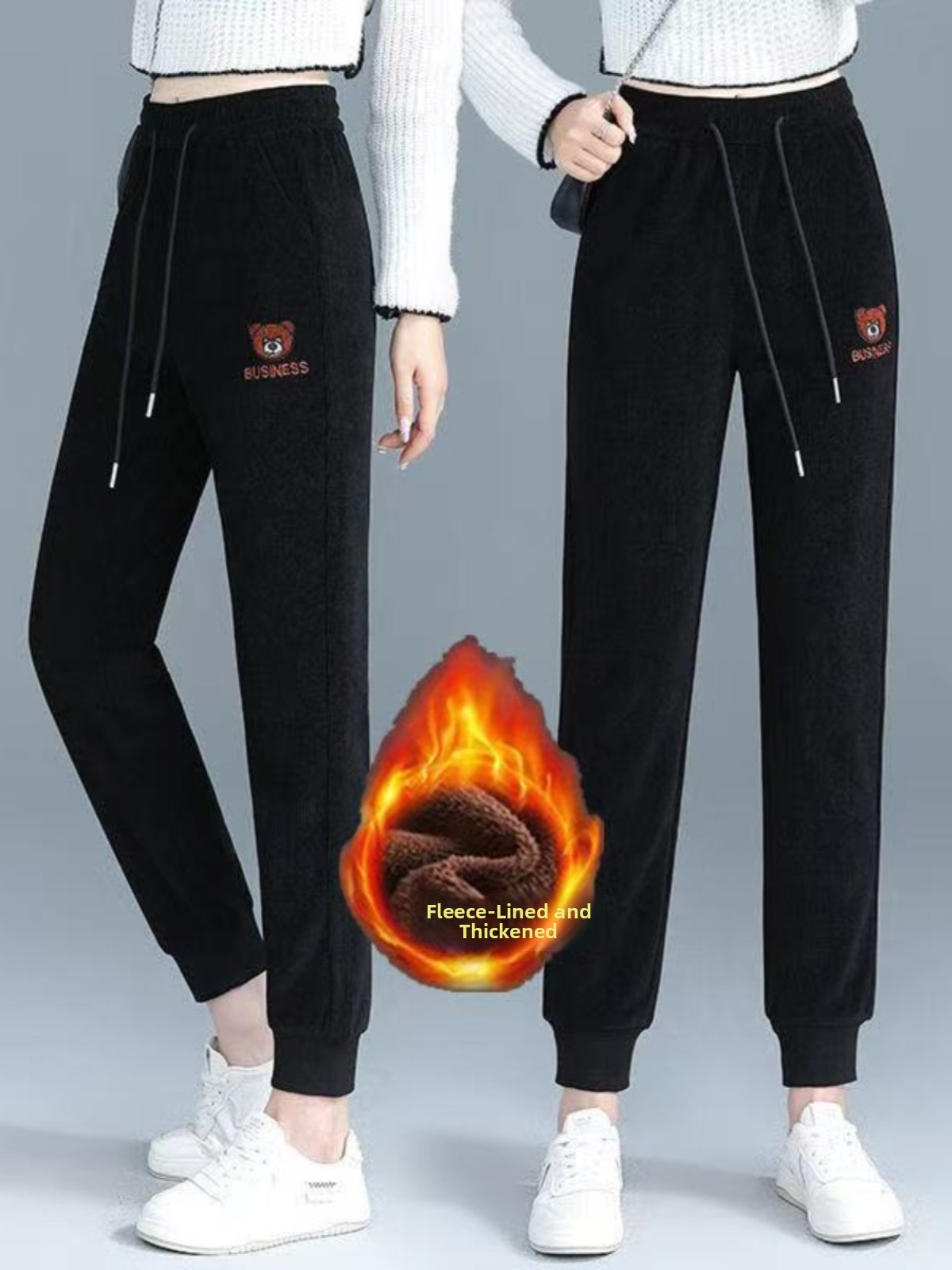 High Waist Fleece Lined Thick  – Corduroy Pant Warm recenzja i cena