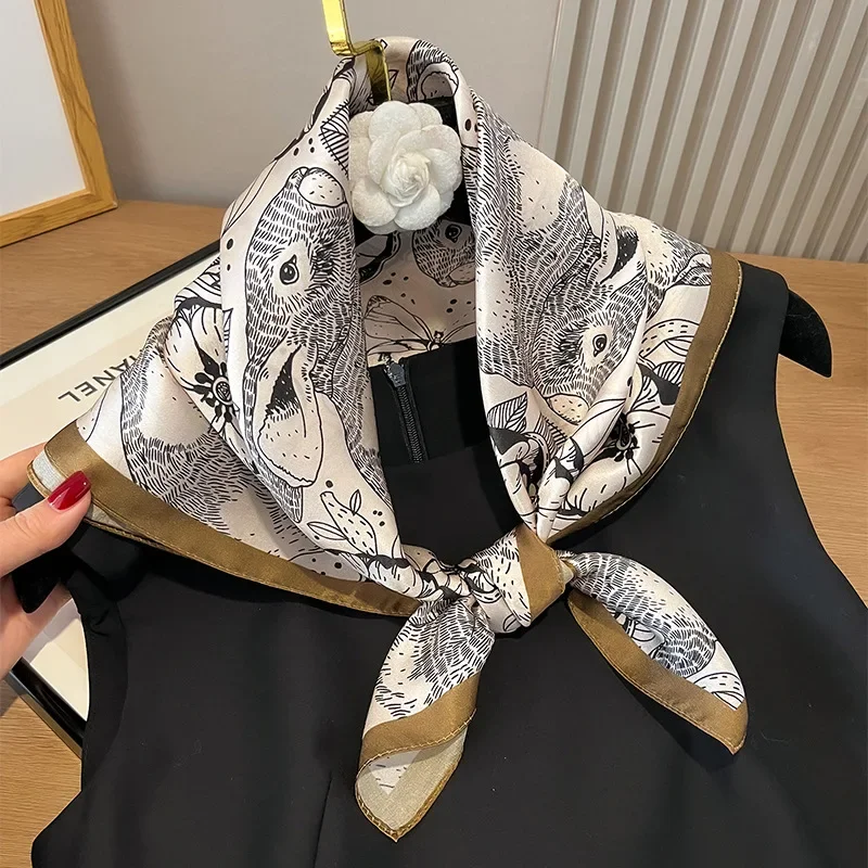 100% Silk Square For Women Cla – Shawl Wrap Winter recenzja i cena