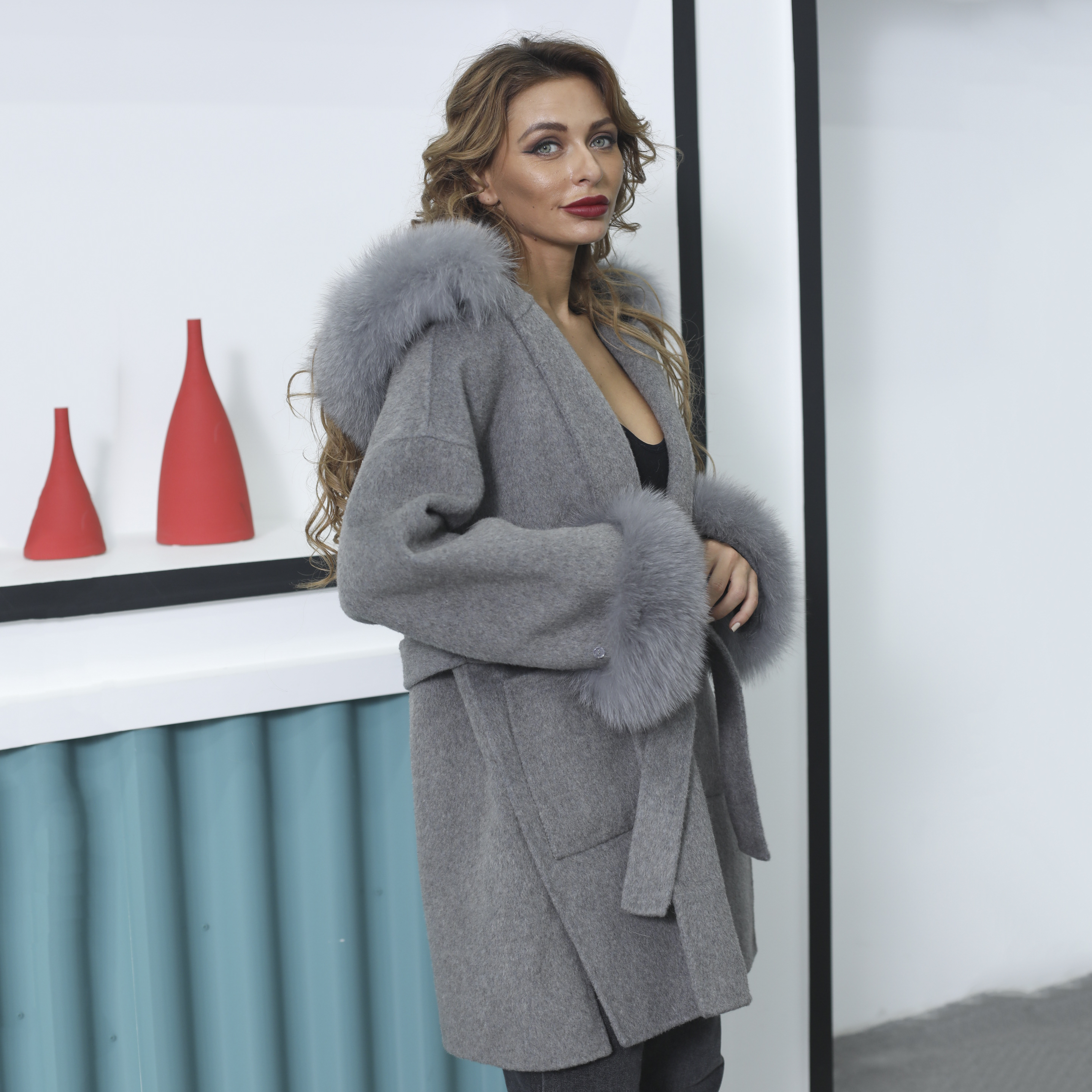 MISSJANEFUR Wool Coat with Rea – Wool Coat Peacoat recenzja i cena
