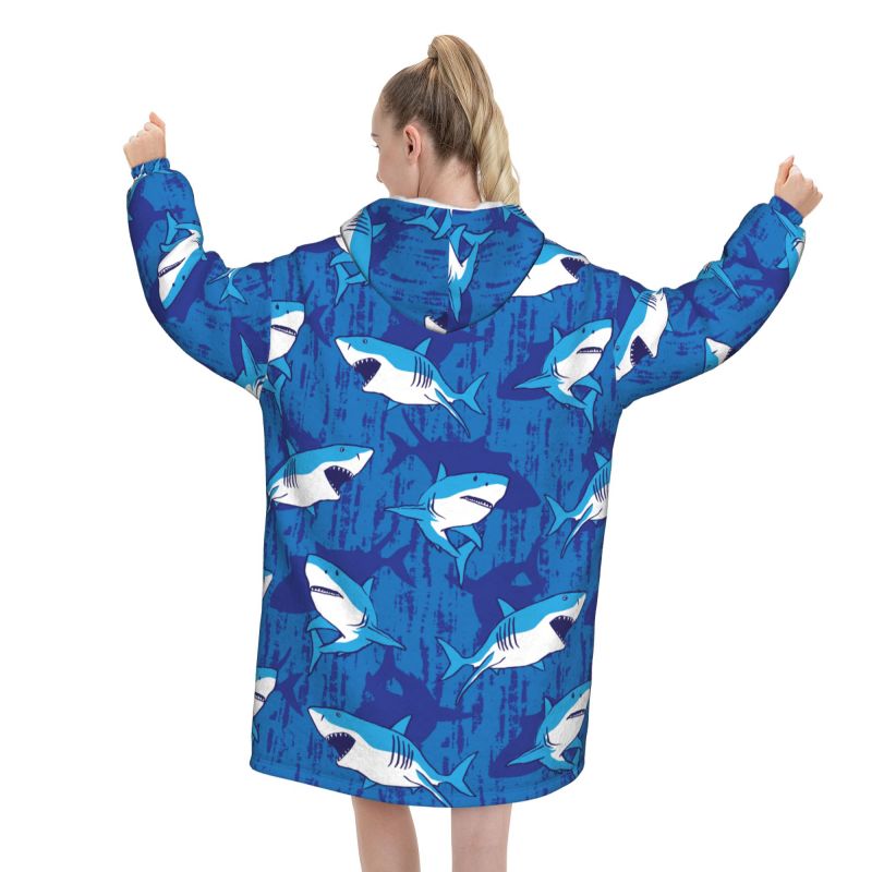 Wearable Blanket Hoodie Cartoo – Sherpa Hoodie Fleece recenzja i cena