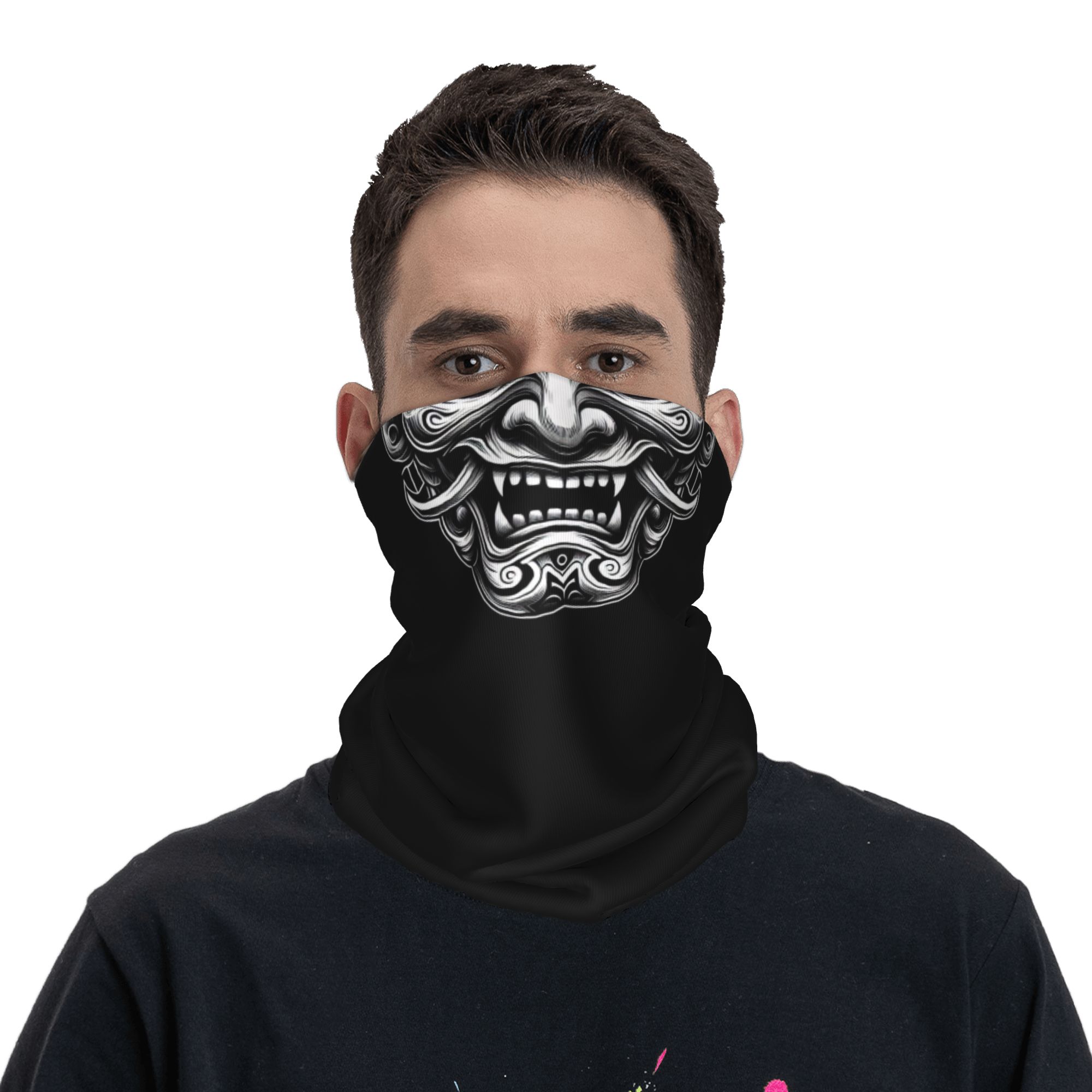 Custom Samurai Oni Demon Banda – Neck Gaiter Fleece recenzja i cena