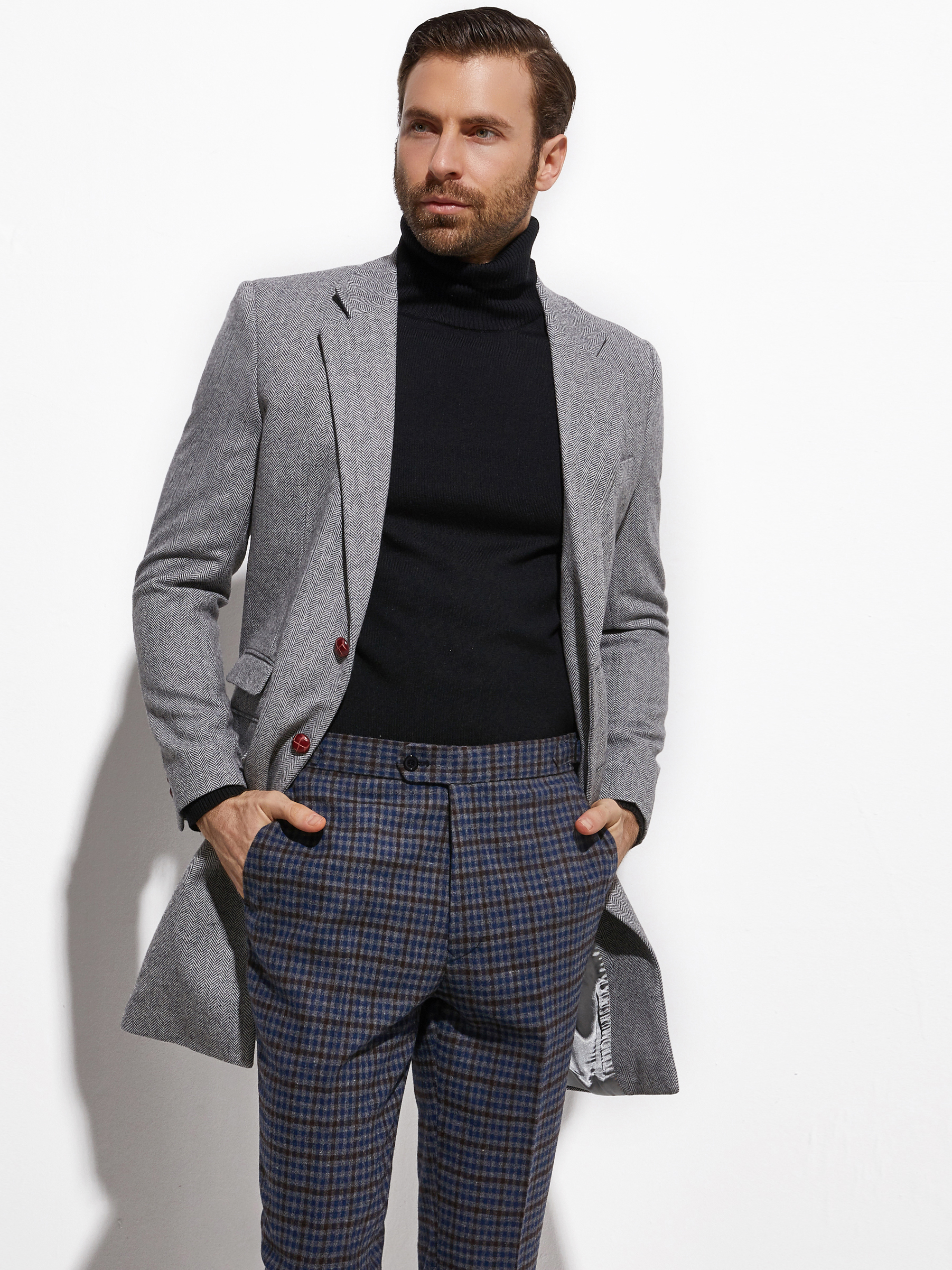 2026 Medium Length Spring Autu – Wool Coat Peacoat recenzja i cena