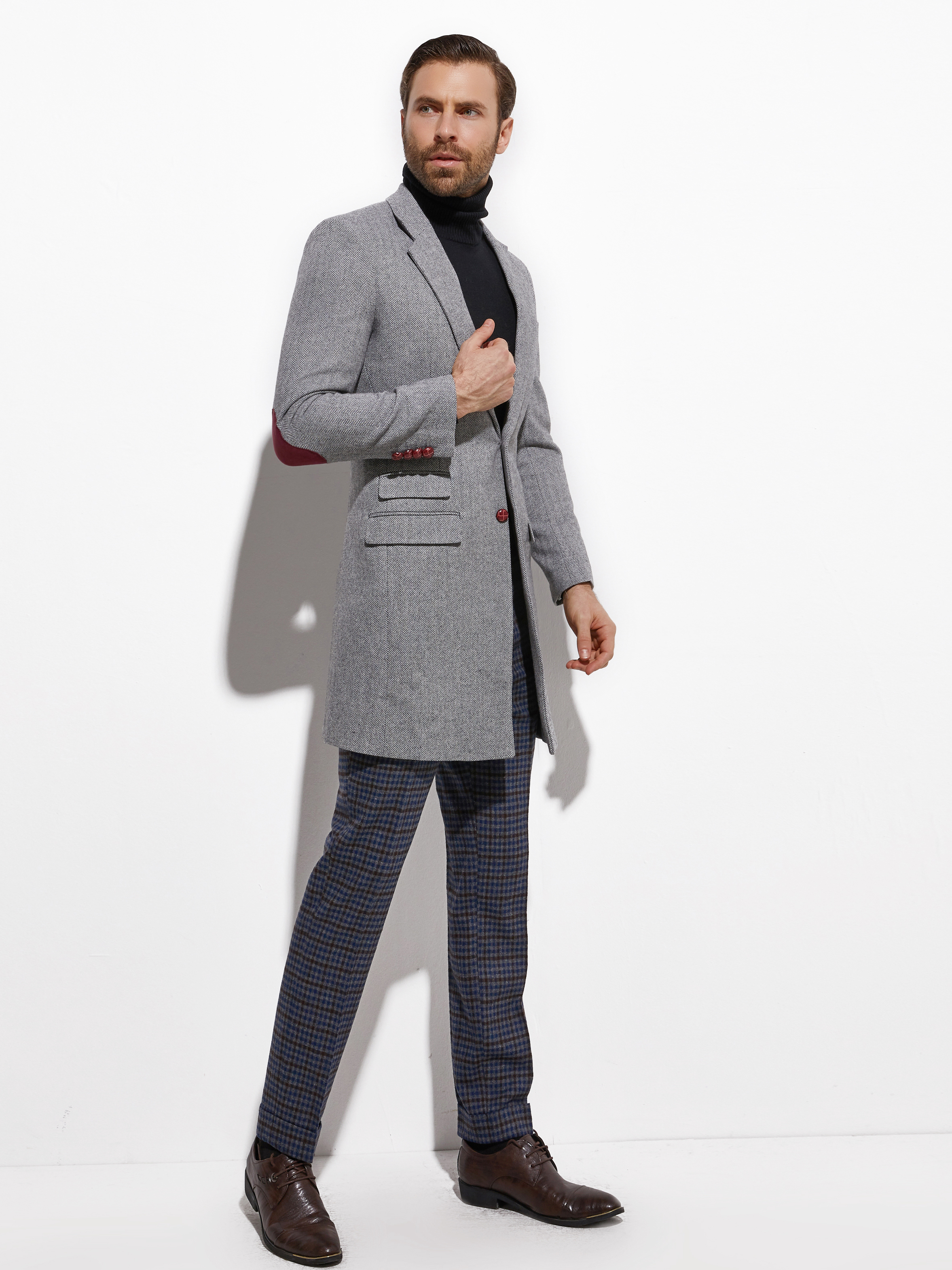 2026 Medium Length Spring Autu – Wool Coat Peacoat recenzja i cena
