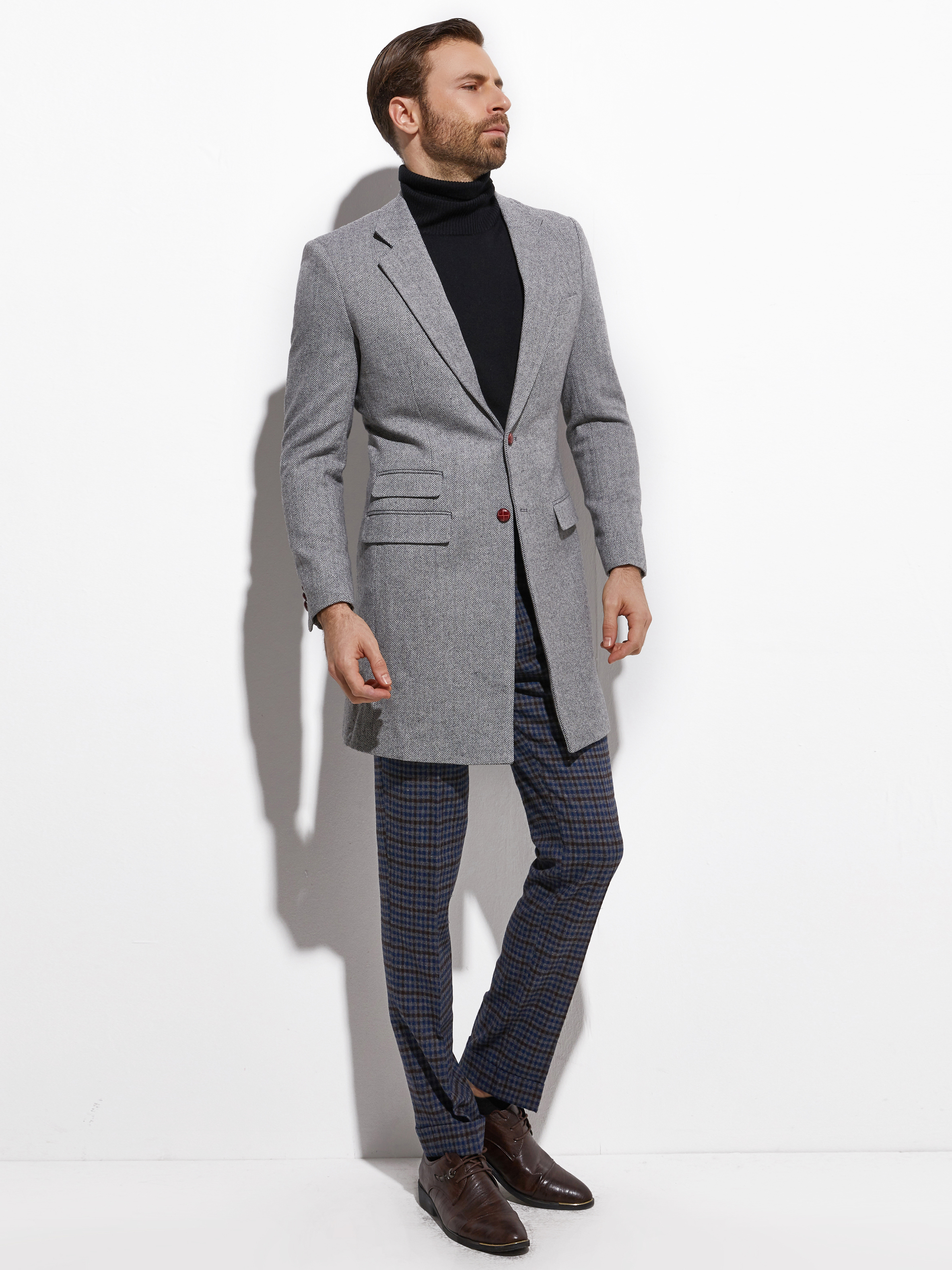 2026 Medium Length Spring Autu – Wool Coat Peacoat recenzja i cena
