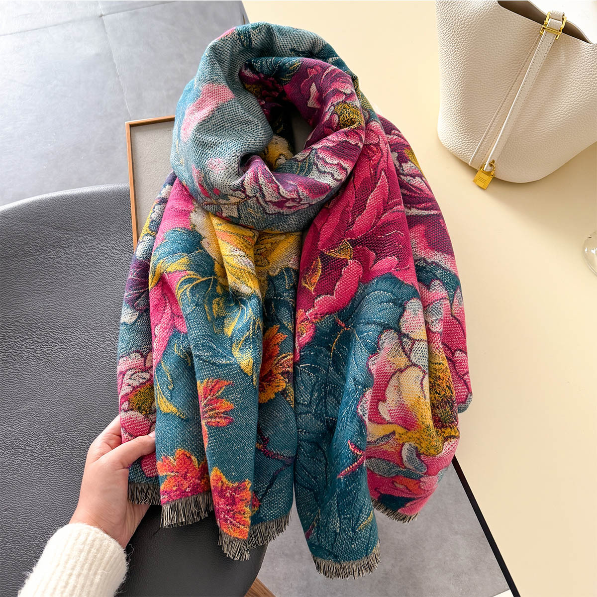 Warm Cashmere Scarf Women Shaw – Cashmere Pashmina Wrap recenzja i cena