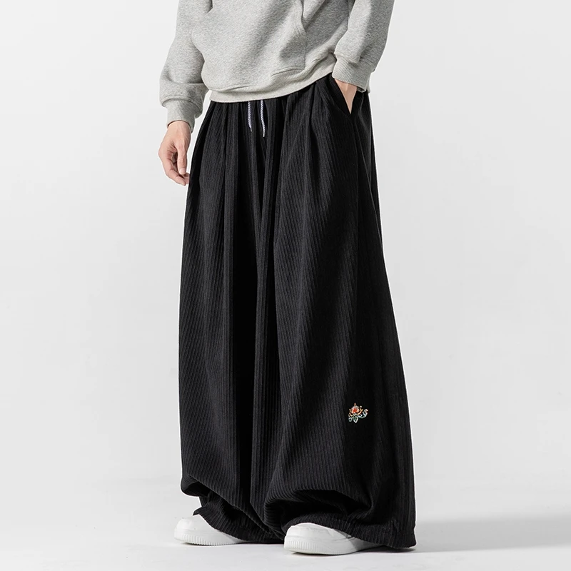 Men Corduroy Wide Leg Pants Me – Corduroy Pant Warm recenzja i cena