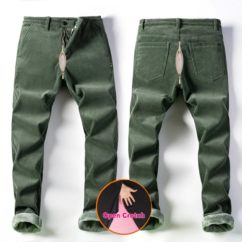 Open Crotch Men Fall Winter Fl – Corduroy Pant Warm recenzja i cena