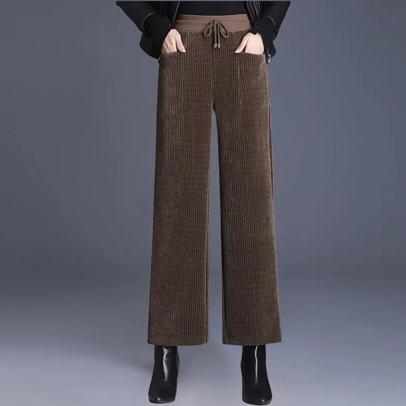 Autumn Winter Corduroy Wide Le – Corduroy Pant Warm recenzja i cena