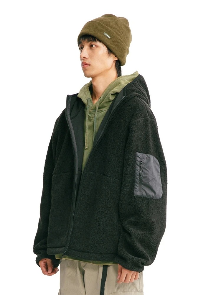 Mens Hoodie Autumn Winter Cott – Sherpa Hoodie Fleece recenzja i cena