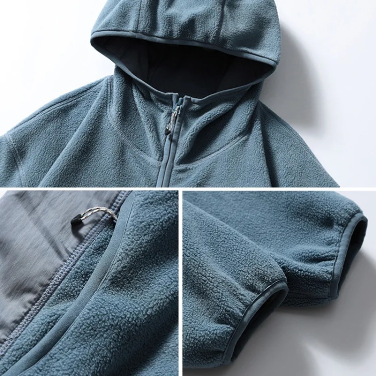 Mens Hoodie Autumn Winter Cott – Sherpa Hoodie Fleece recenzja i cena
