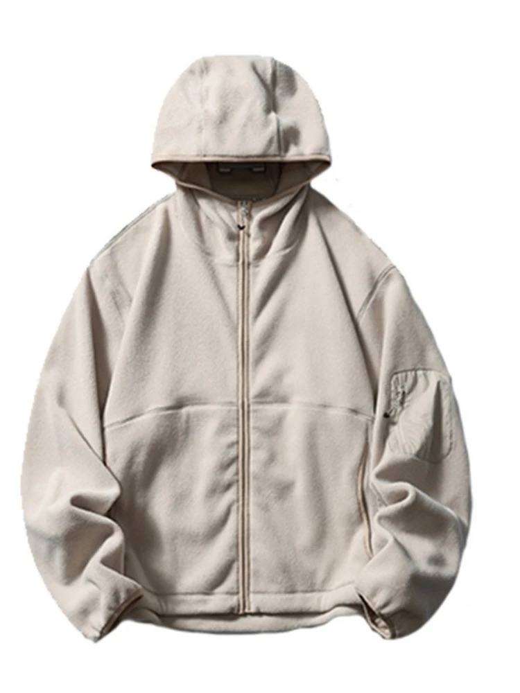 Mens Hoodie Autumn Winter Cott – Sherpa Hoodie Fleece recenzja i cena