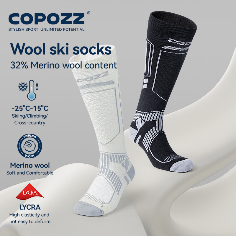 COPOZZ New Winter Ski Socks Me – Thermal Sock Wool recenzja i cena