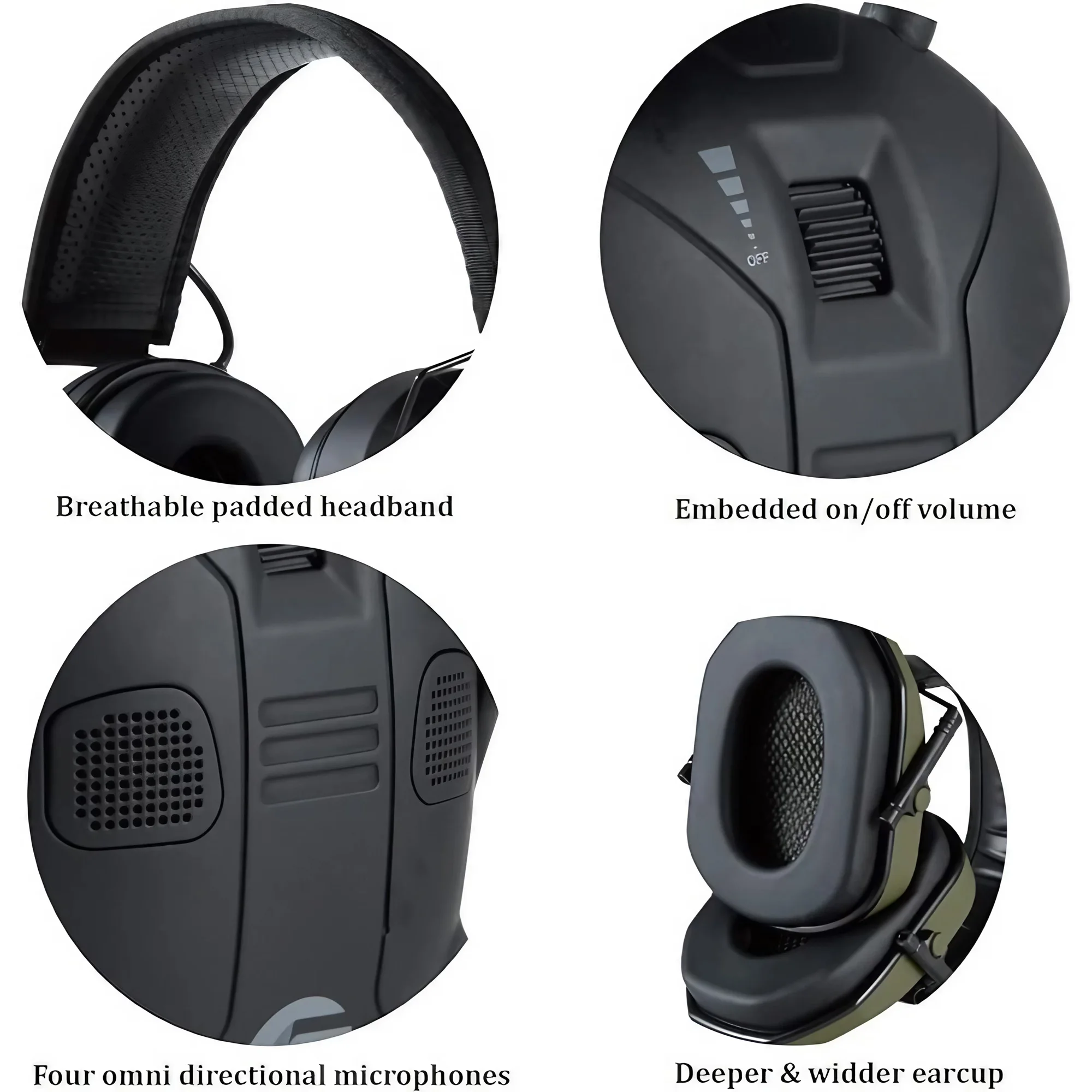 Foldable Tactical Hearing Prot – Earmuffs Foldable recenzja i cena