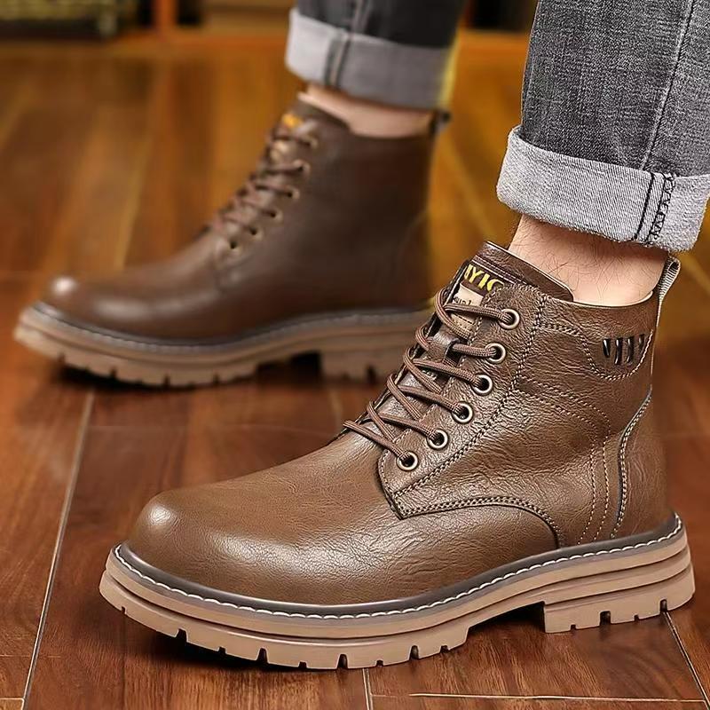 Men's Winter New Leather High  – Waterproof Winter Boot recenzja i cena
