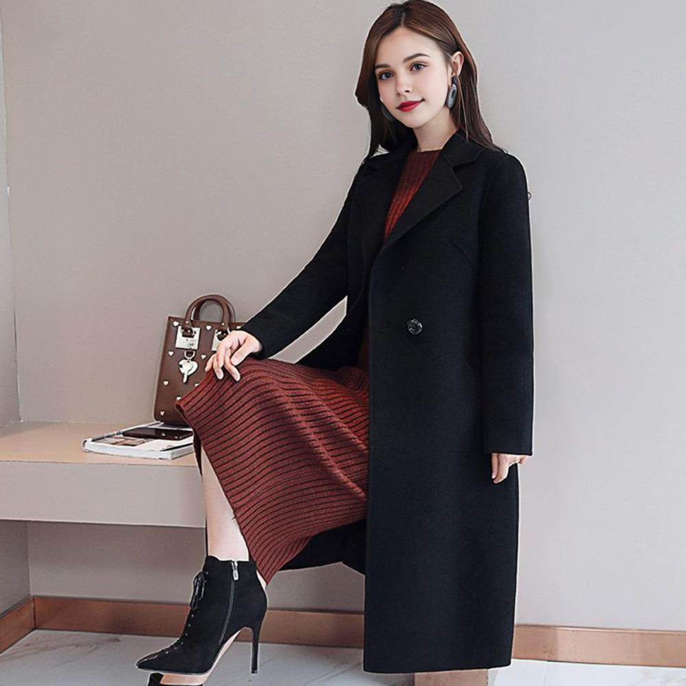 2025 Elegant Women Woolen Coat – Wool Coat Peacoat recenzja i cena