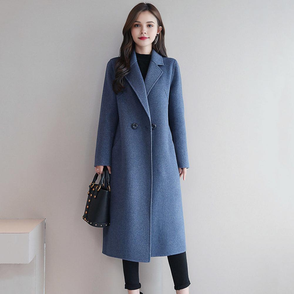 2025 Elegant Women Woolen Coat – Wool Coat Peacoat recenzja i cena