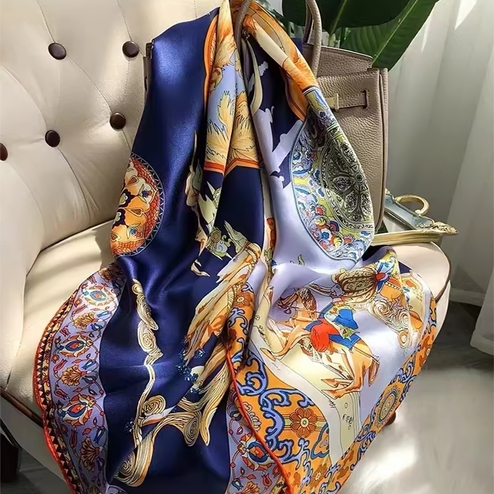 BYSIFA|Blue Luxury Femmes 100% – Shawl Wrap Winter recenzja i cena