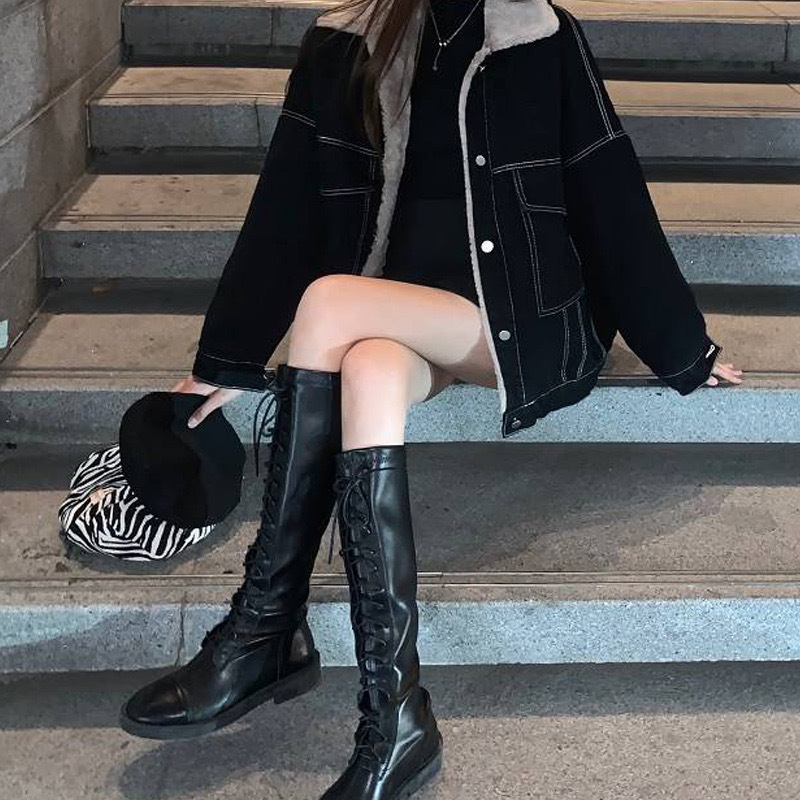 Women Denim Coat Thick Lapel S – Down Jacket Packable recenzja i cena