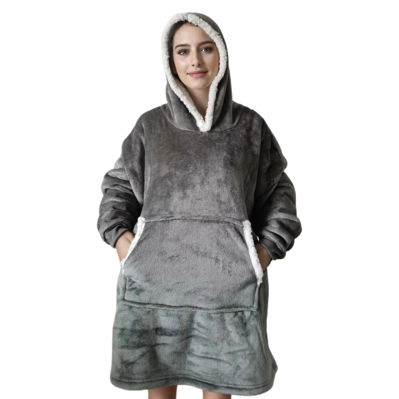 Wearable Adult Super Soft Flan – Sherpa Hoodie Fleece recenzja i cena
