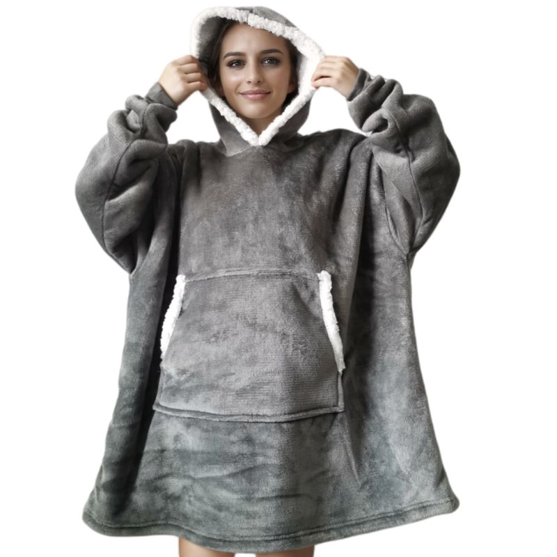 Wearable Adult Super Soft Flan – Sherpa Hoodie Fleece recenzja i cena
