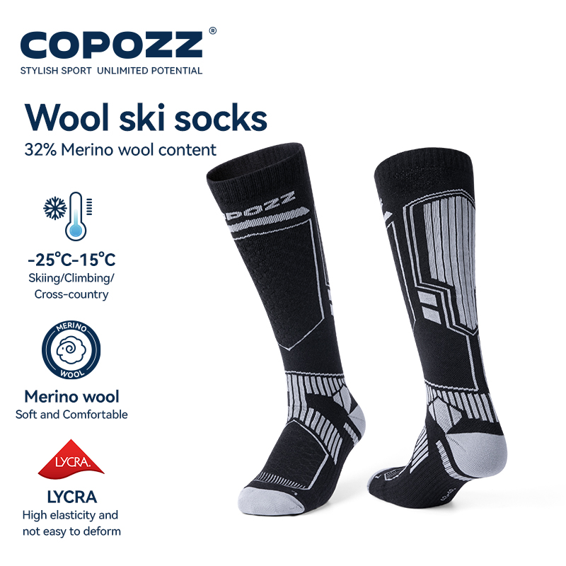 COPOZZ Merino Wool Winter Ski  – Thermal Sock Wool recenzja i cena
