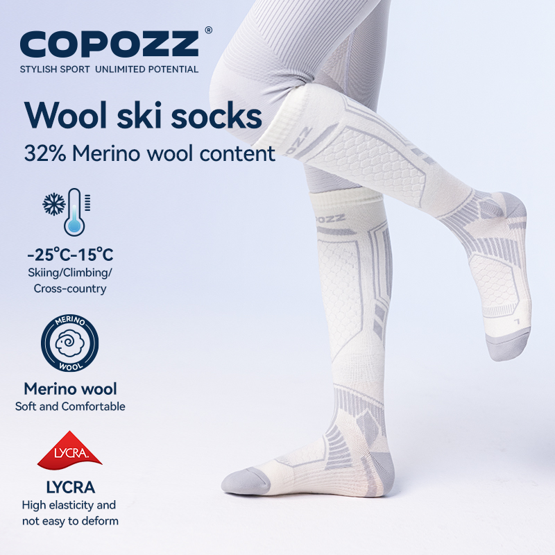 COPOZZ Merino Wool Winter Ski  – Thermal Sock Wool recenzja i cena