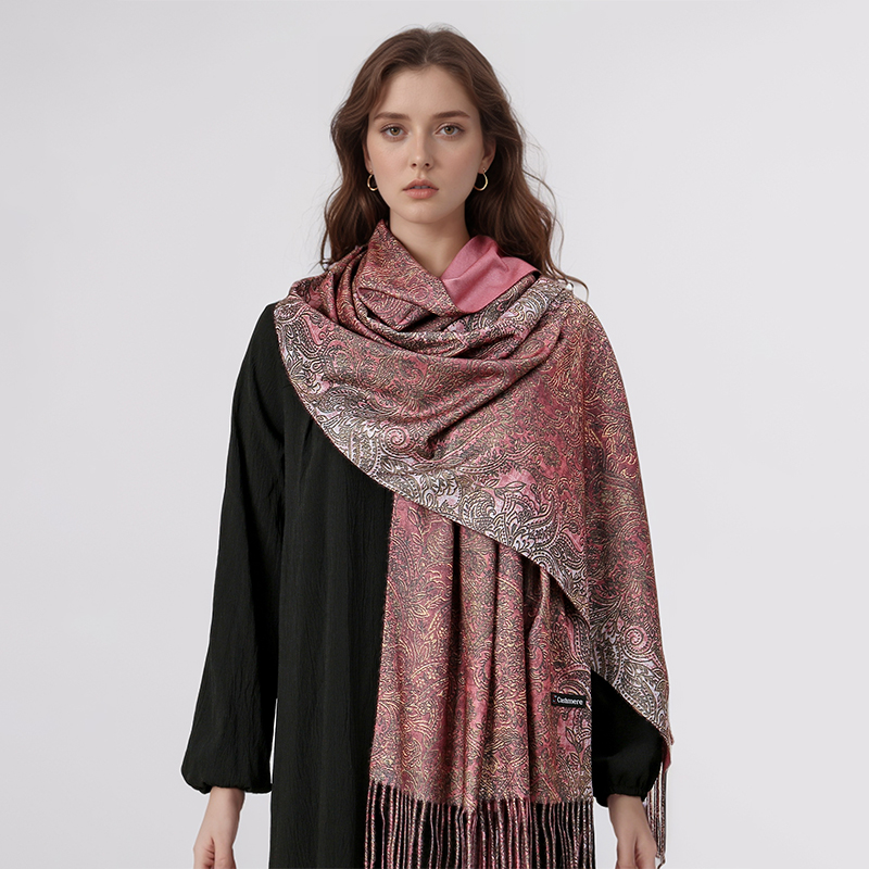Luxury Paisley Pashmina Shawl  – Cashmere Pashmina Wrap recenzja i cena
