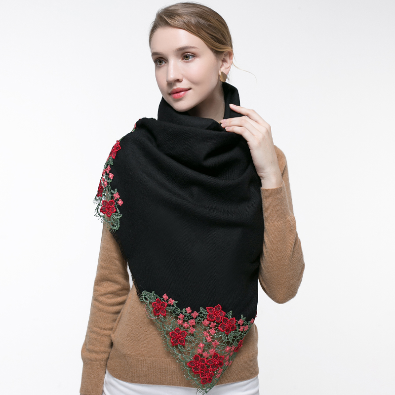 100% Real Wool Pink Scarf Wome – Cashmere Pashmina Wrap recenzja i cena