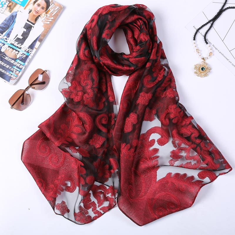 Hot Selling 180*70 Organza Sil – Shawl Wrap Winter recenzja i cena