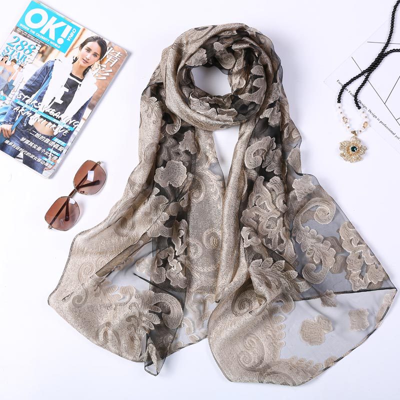 Hot Selling 180*70 Organza Sil – Shawl Wrap Winter recenzja i cena