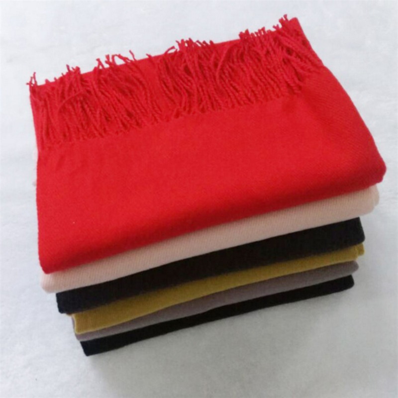 Autumn And Winter Solid Color  – Wool Scarf Men recenzja i cena