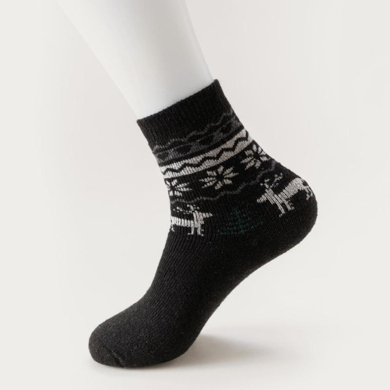 5 Pairs Men's Faux Wool Socks  – Thermal Sock Wool recenzja i cena