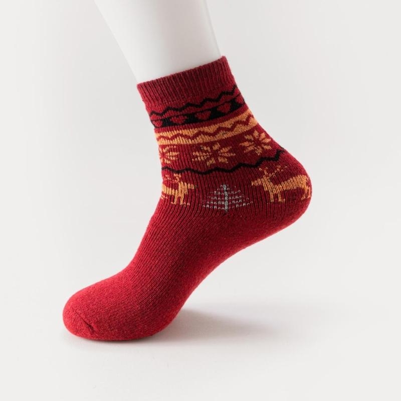 5 Pairs Men's Faux Wool Socks  – Thermal Sock Wool recenzja i cena