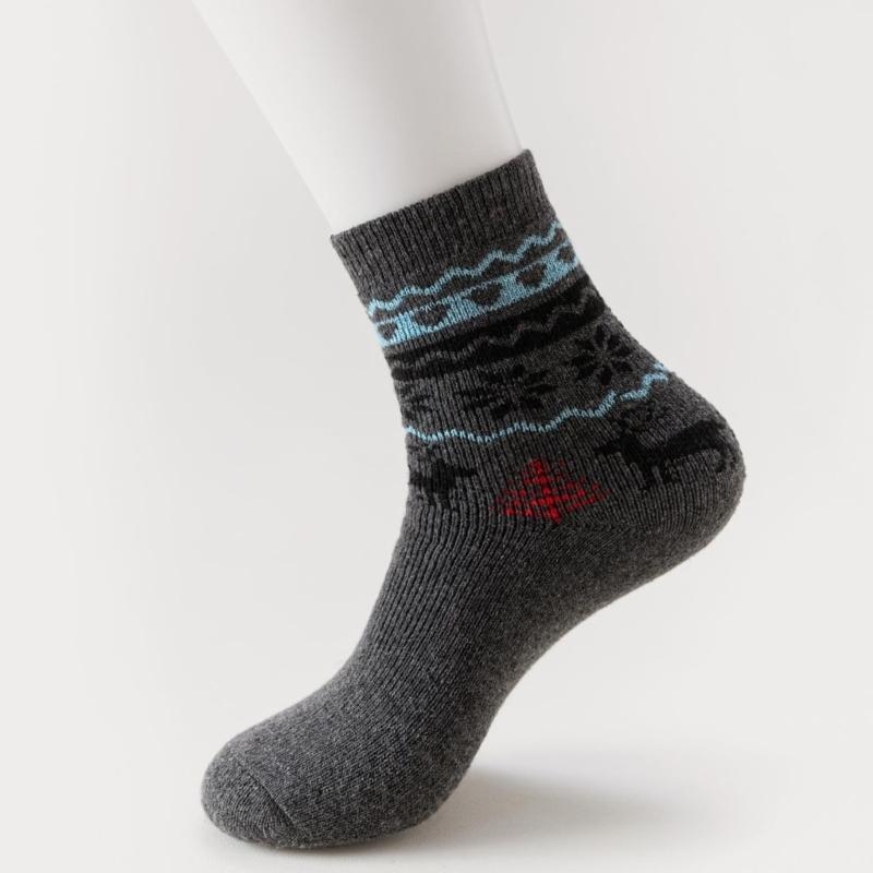 5 Pairs Men's Faux Wool Socks  – Thermal Sock Wool recenzja i cena