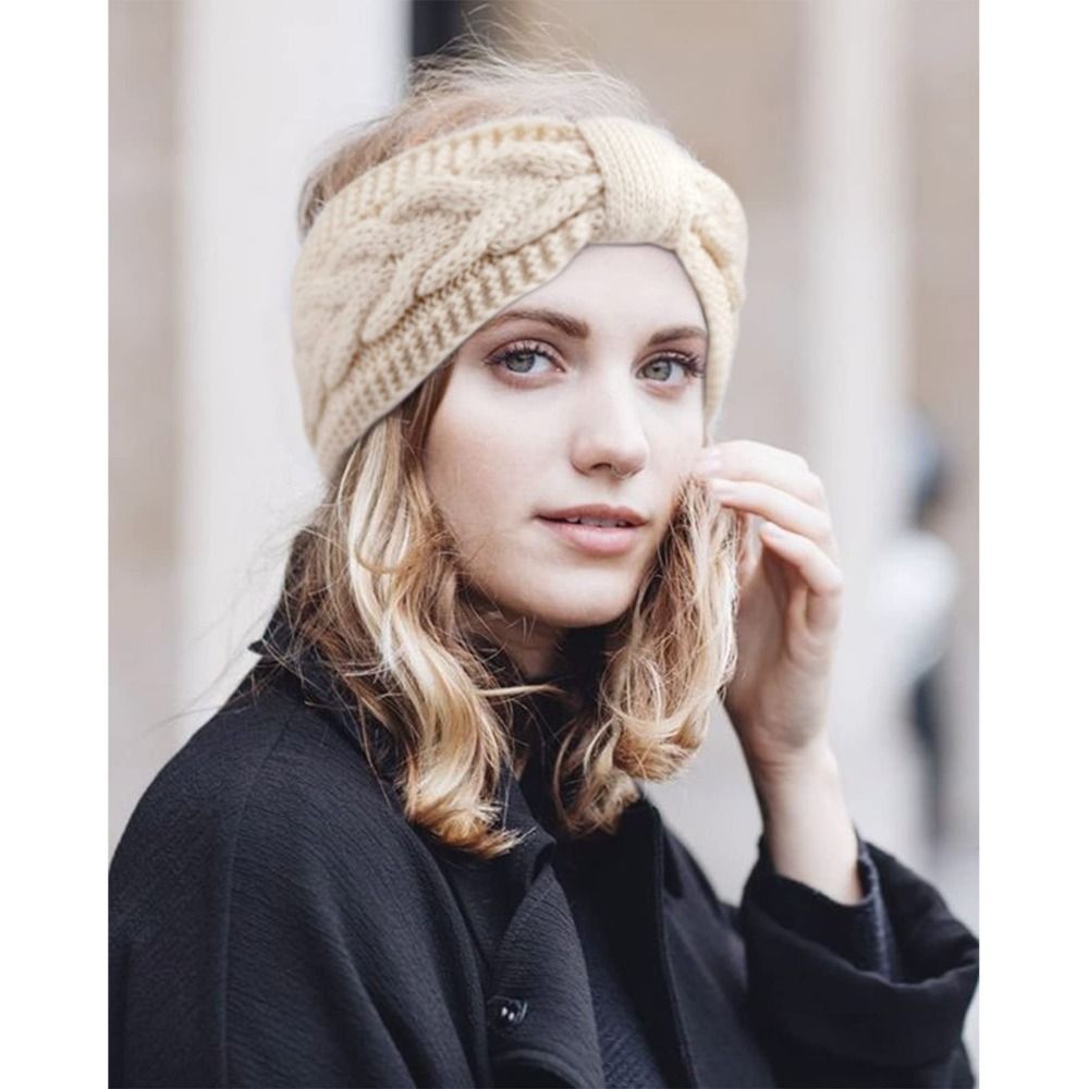 Winter Knitted Women Headbands – Winter Headband Fleece recenzja i cena