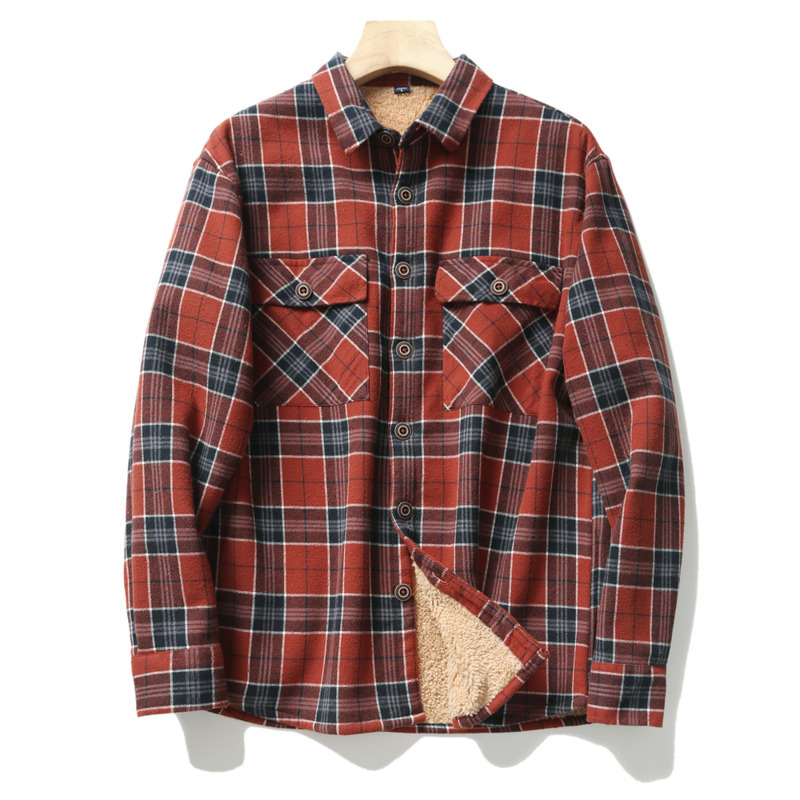 Men's Plaid Flannel Shirts Jac – Flannel Shirt Lined recenzja i cena