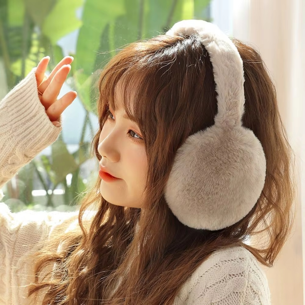 1PC Soft Plush Ear Warmer Wint – Earmuffs Foldable recenzja i cena