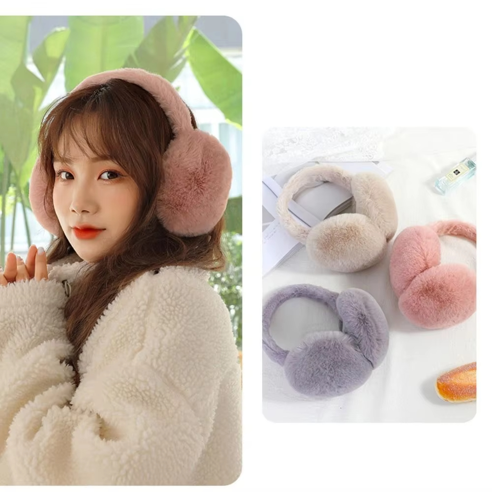 1PC Soft Plush Ear Warmer Wint – Earmuffs Foldable recenzja i cena