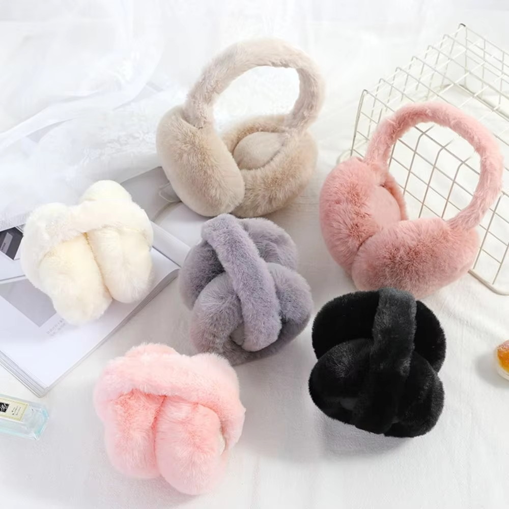 1PC Soft Plush Ear Warmer Wint – Earmuffs Foldable recenzja i cena