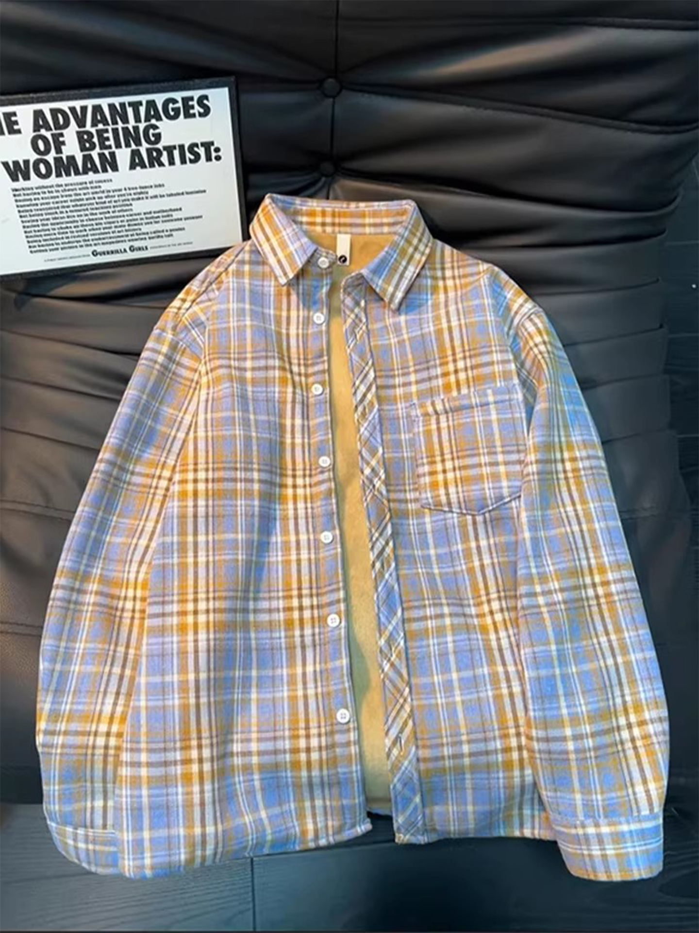 Men's Vintage Plaid Flannel Sh – Flannel Shirt Lined recenzja i cena