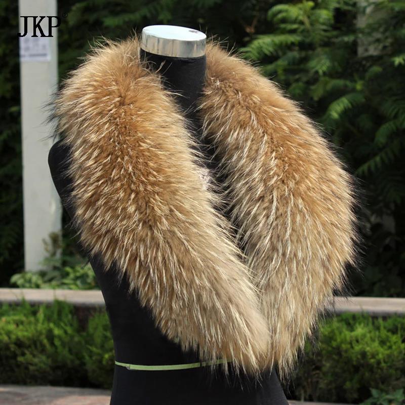 Natural Fur Collar Real raccoo – Shawl Wrap Winter recenzja i cena