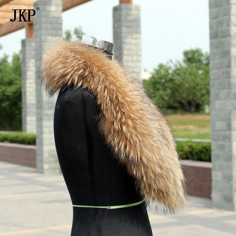 Natural Fur Collar Real raccoo – Shawl Wrap Winter recenzja i cena